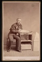 Fred Mather portréja 1833-1900, 1887 előtt.