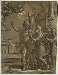 Tiburtine Sibyl és Augustus császár, Kr. e. 1527-153031.