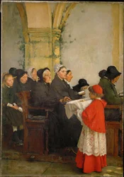 Le pain benit (olaj, vászon)