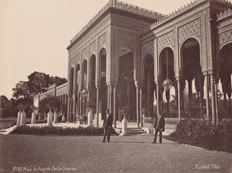 Gézyret-palota, Külső pavilon, 1870-es évek.