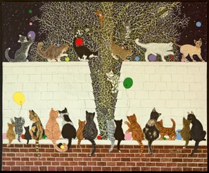 A Magical Display, 2012 (akril, calico)