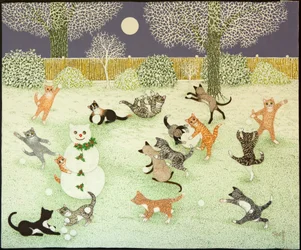 Barn Storming, 2011 (akril, calico)