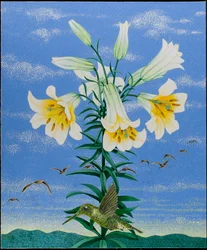 Early Birds, 2011 (akril, calico)