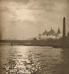 Ahol a Doverbe vezető vasút keresztezi a folyót, 1935.