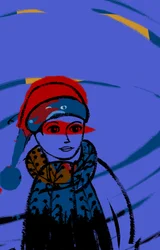 Lo sguardo, 2019 (digitális, akril)