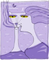 Strega del Tchesal (Chiesale): boszorkány, aki macskává változik, hogy kémkedjen az emberek után. Patrizia La Porta illusztrációja.