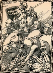 Az Agincourt-i csatában, 1902