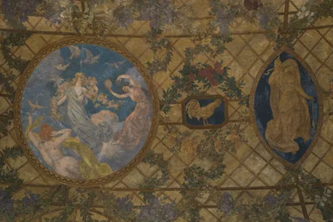 A forradalmi naptár hónapjai: Floréal, 1909 és 1910 között (építészeti dekoráció)
