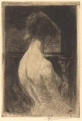 Egy nő háta Dos de Femme, 1889.