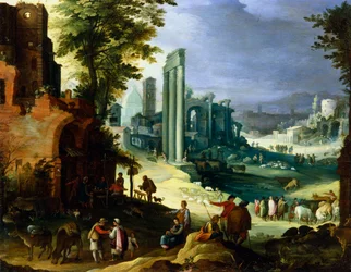 Róma látképe, c1574-1626