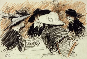 Az önök kalapjai: hölgyek a Ritzben, New York, 1913