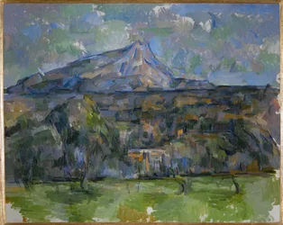 La Montagne Sainte Victoire vue des Lauves (olaj, vászon)