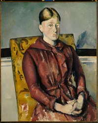 Madame Cezanne egy sárga fotellel