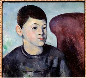A művész fiának portréja Paul Cezanne (1839-1906) festménye 1880 V. 0,35x0,38 m Párizs, Musee de l