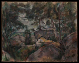 Sziklák Fontainebleau-nál