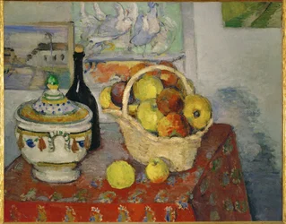Csendélet levesestállal (olaj, vászon)