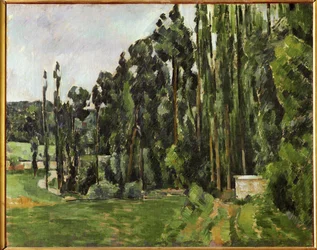 A nyárfák (olaj, vászon)