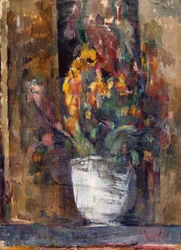 Virágváza, 1897-98 körül (olaj, vászon)