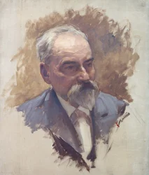 André Theuriet (1833-1907) (olaj, vászon)