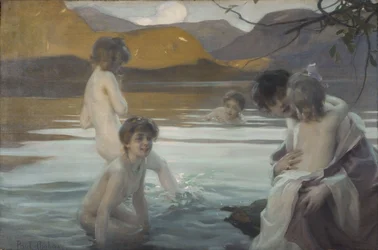 Első fürdő, 1907 körül (olaj, vászon)