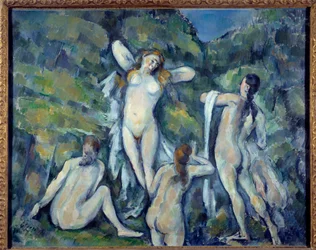 Paul Cezanne (1839-1906) Négy fürdőző festménye, 1888 Koppenhága, Carlberg Glyptotek