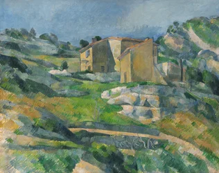 Provence-i házak: Estaque közelében, 1833 körül.