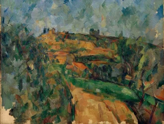 A kanyargós út a Chemin des Lauves tetején