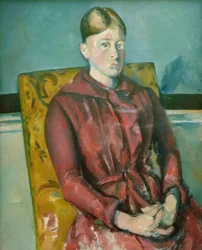 Madame Cézanne a sárga székben