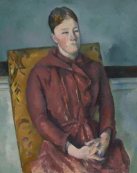 Madame Cézanne sárga székben, 188890.