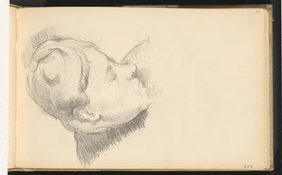 Madame Cézanne lehajtott fejjel