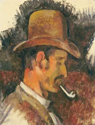 Férfi pipával, 1892-96