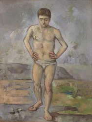 A fürdőző nő, kb. 1885