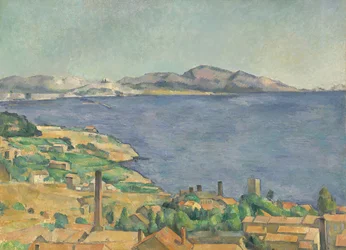 A Marseille-i-öböl LEstaque-ból nézve, 1885 körül