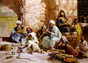 The Snake Charmer (olaj, vászon)