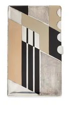 Cigarettatartó, 1925 körül (ezüst-aranyozott fém és lakk)
