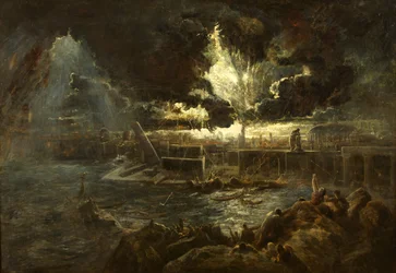 Pompei pusztulása, 1835 körül (olaj, vászon)