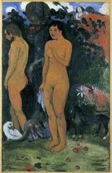 Ádám és Éva (Adam et Eve) – Paul Eugene Henri Gauguin (1848-1903). Olajfestmény