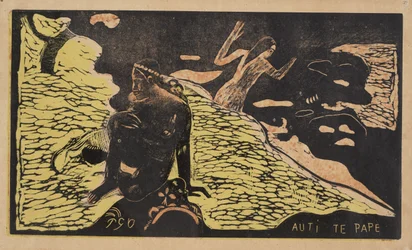 Auti Te Pape nők a folyónál a Noa Noa sorozatból, 1893-1894