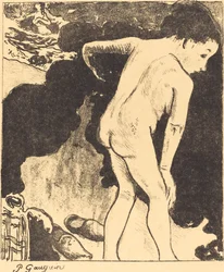 Fürdősök Bretagne-ban Breton Bathers, 1889.