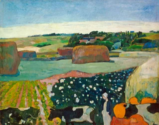 Szénakazlak Bretagne-ban, 1890