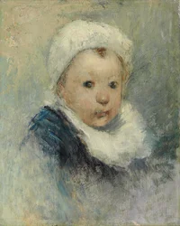 Egy gyermek portréja, valószínűleg Aline Gauguin, 1878 körül