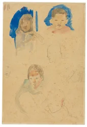 Sketches of Children, a Woman, and Profiles (recto), Sketches of Horses and Child (verso)   1299537   hu       hungarian Successfully Translated  Original: Theatre Box, 1892 Translat: Theatre Box, 1892 1237033 hu hungarian Successfully Translated Original: