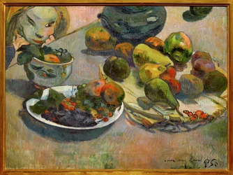 Csendélet gyümölccsel (olaj, vászon)