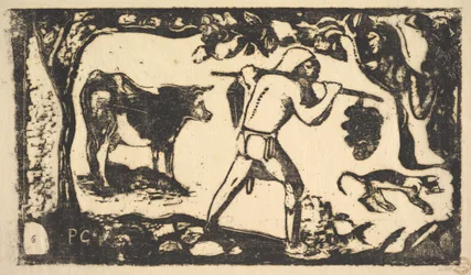 Tahiti Banánt hordozó, 1898-99.