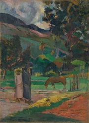 Tahiti táj, 1892.