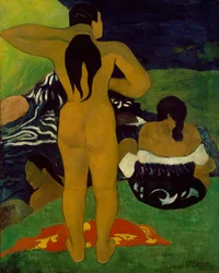 Tahiti nők fürdőzése, 1892.
