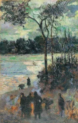Tűz a folyóparton, 1886