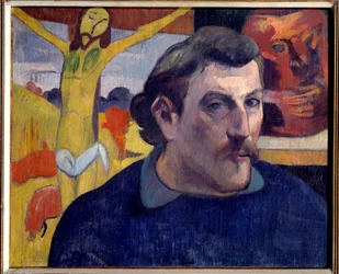 Sárga Krisztus önarckép. Paul Gauguin festménye (1848-1903)