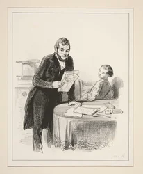 Mama írt Prosper úrnak, és papa látta a levelet...