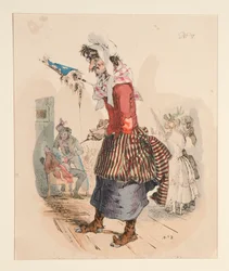 PIRENÉSI SHERFEDESS. - BERGERE DES PYRENEES.